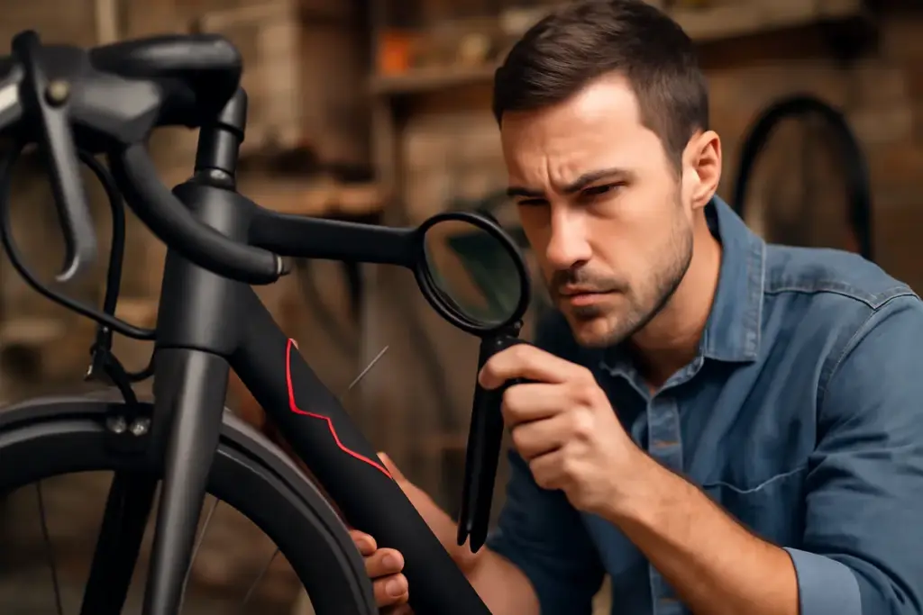 Biciclette usate in carbonio: come evitare crepe e problemi nascosti