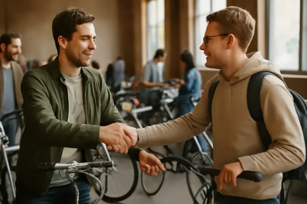 Scambio bici durante eventi: vantaggi concreti rispetto ai tradizionali annunci online
