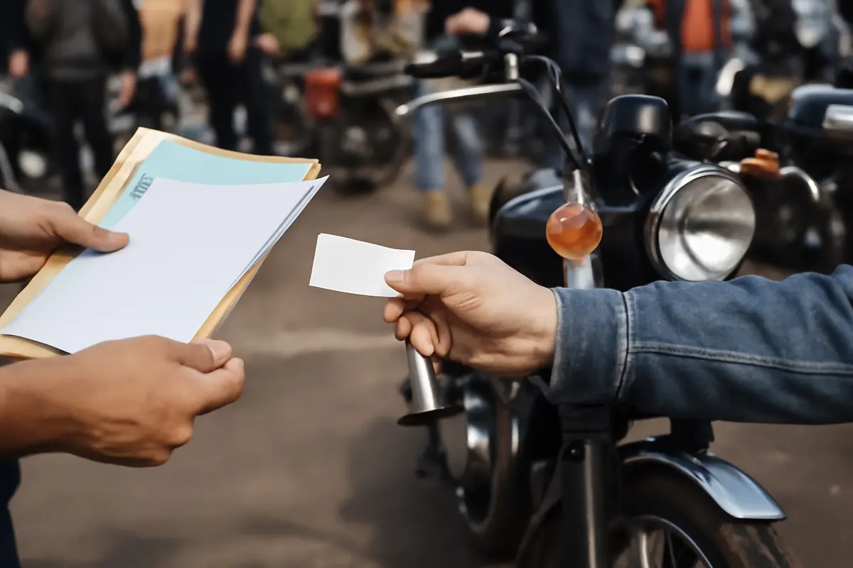 Quali documenti servono per vendere una moto usata a un raduno? Evita le sanzioni improvvise