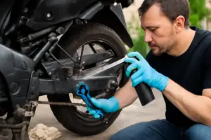 Come fare la pulizia della catena su una moto usata senza stress: metodo veloce che allunga la vita dei componenti
